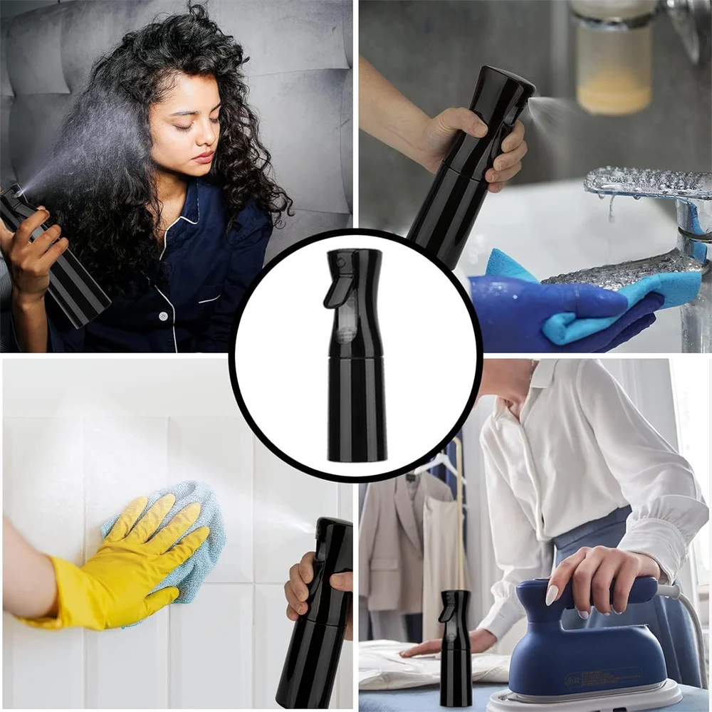 200/300ML Continuous Water Mister Spray Bottle,Oil Sprayer for Hairdressing Skincare Plants Pets Kitchen Barbecue
