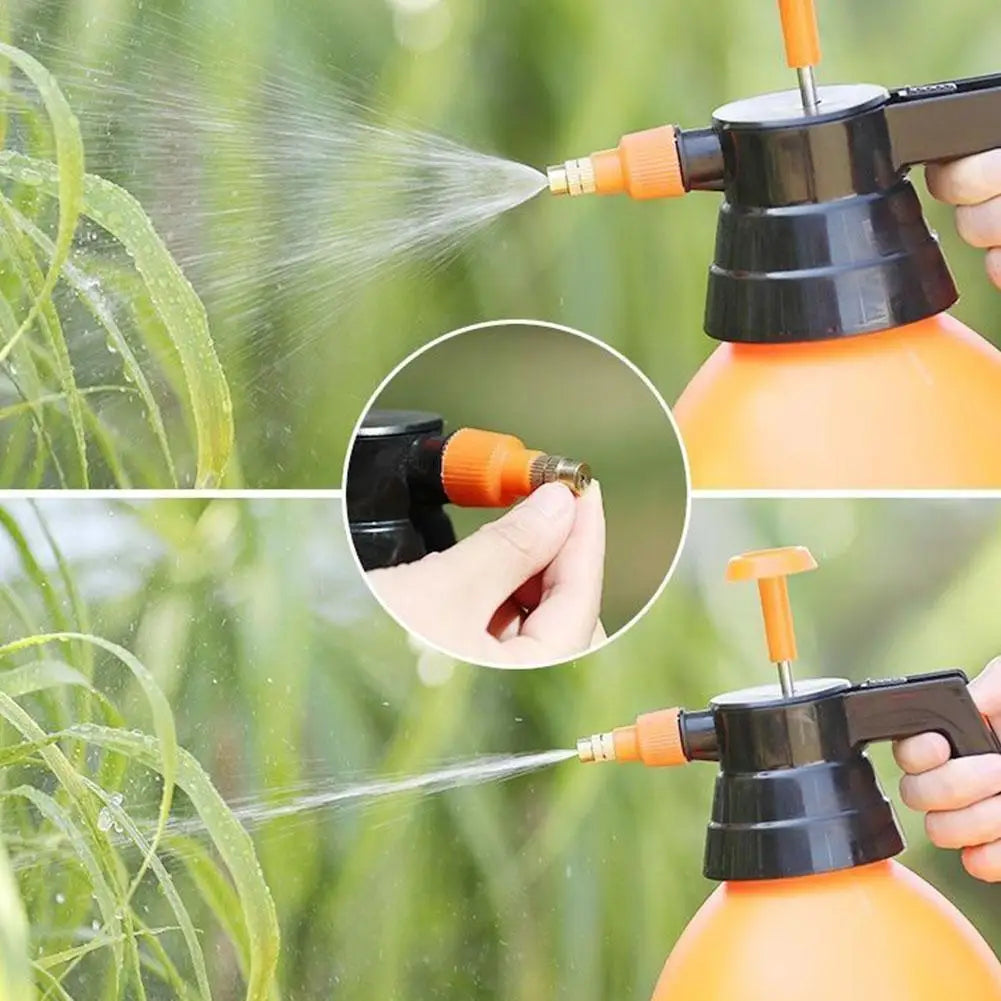 Garden Hand Pump Sprayer Portable Garden Sprayer Disinfection Spray Bottle Plants Sprinkler Car Wash Spray Watering Can 0.8-3L