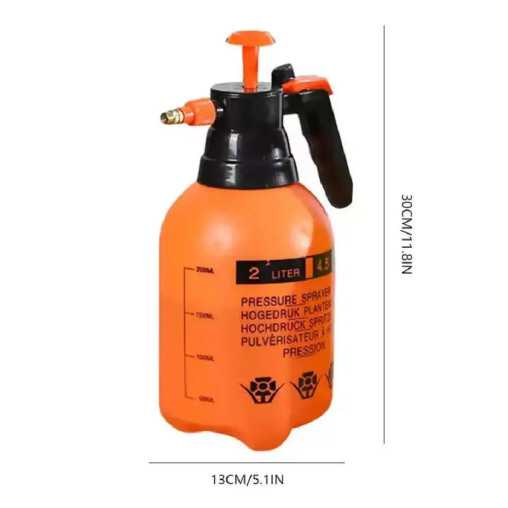 Garden Hand Pump Sprayer Portable Garden Sprayer Disinfection Spray Bottle Plants Sprinkler Car Wash Spray Watering Can 0.8-3L