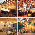 Outdoor LED Waterproof String Light EU Plug Shatterproof Light Bulb Garden Fairy String Lights for Patio Festoon Party Decor