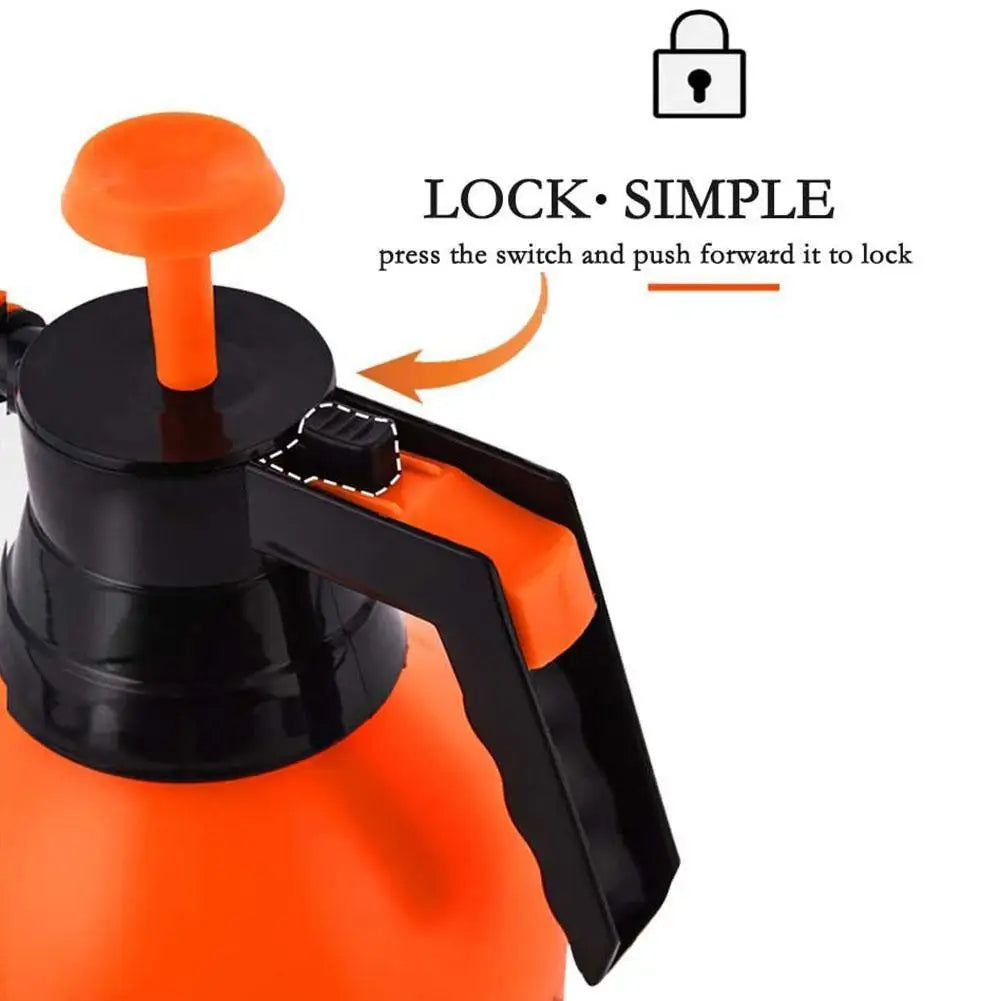 Garden Hand Pump Sprayer Portable Garden Sprayer Disinfection Spray Bottle Plants Sprinkler Car Wash Spray Watering Can 0.8-3L